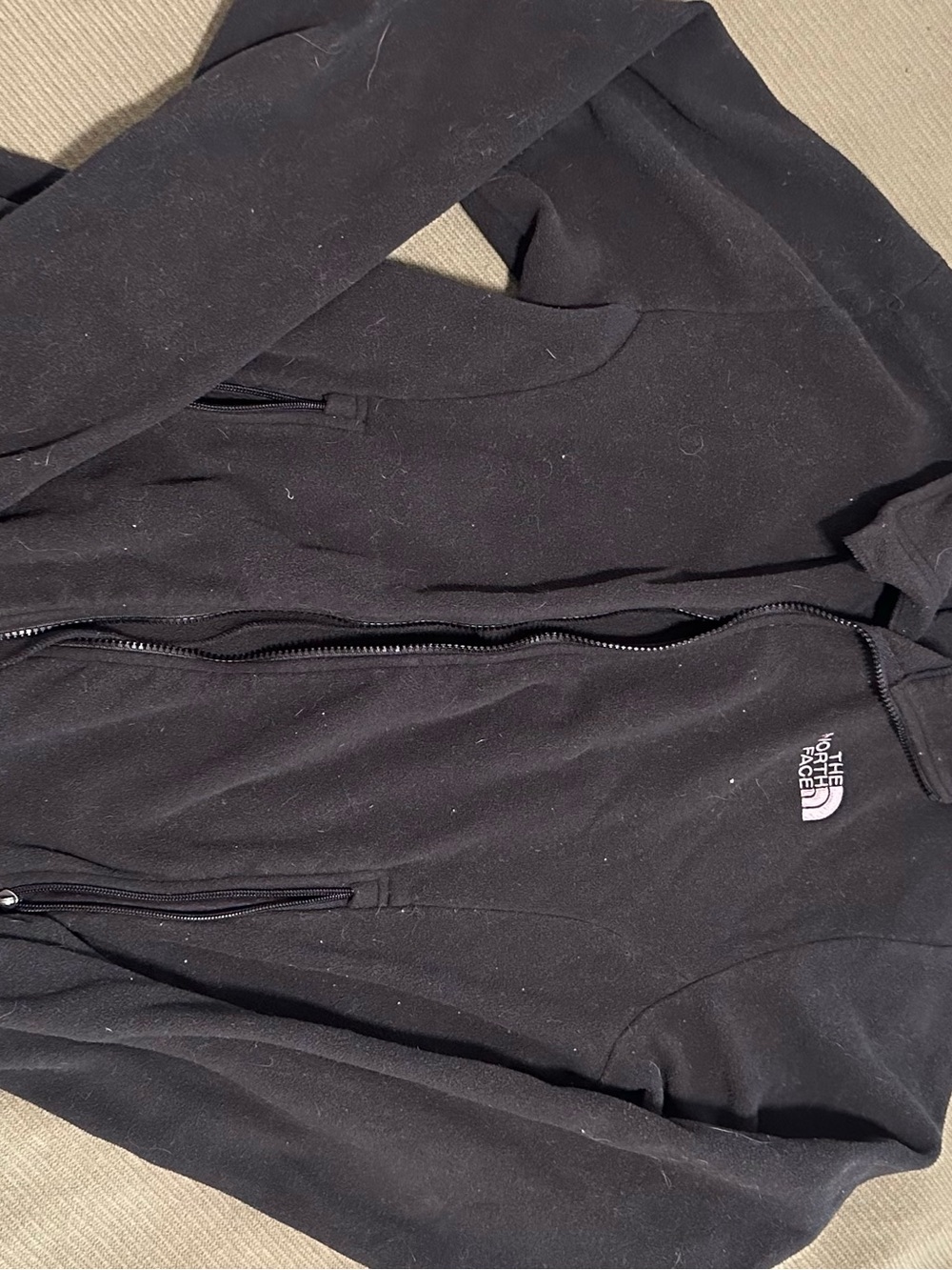 The North Face Black Fleece Pullover with Logo